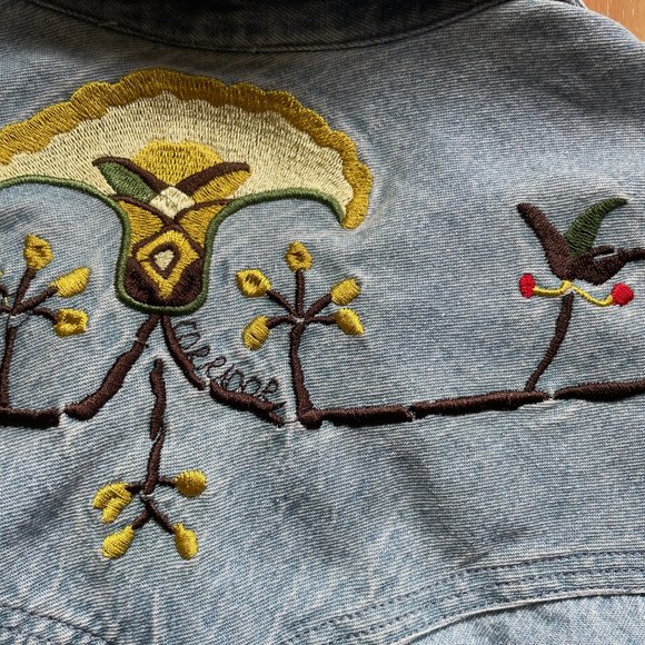 Corridor Embroidered Denim Shirt - S - Picture 5 of 5